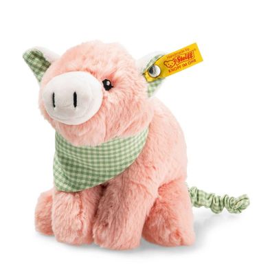 STEIFF 241192 Piggilee Zappelschwein 18cm rosa Schwein Happy Farm Baby