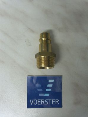 Druckluftstecker NW 7,2 mit 3/8" Aussengewinde