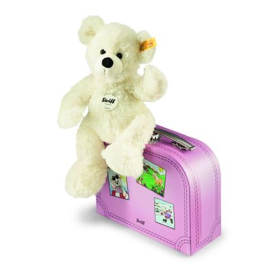 Teddybär im Koffer weiss pink Lotte Steiff 28cm 111563 Teddy Bär