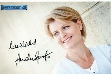 Andrea Spatzek Autogramm Lindenstraße