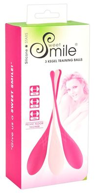 Sweet Smile Kegel Training Balls - Farbe: pink