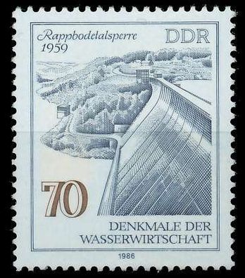 DDR 1986 Nr 2996 postfrisch SB621F2