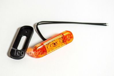 Umrissleuchte LED orange 12/24V Anhängerbeleuchtung LED Seitenmarkierungsleuchte