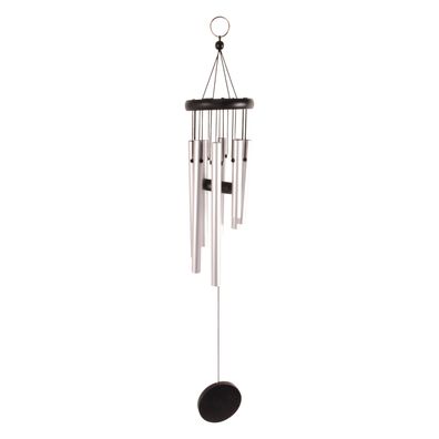 Esschert Design Windspiel -klein- Glockenspiel Aluminium Klangspiel Haus Garten