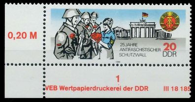 DDR 1986 Nr 3037 postfrisch ECKE-ULI X0D27EA