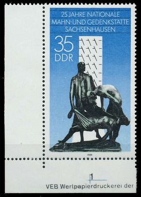 DDR 1986 Nr 3051 postfrisch ECKE-ULI X0D298E