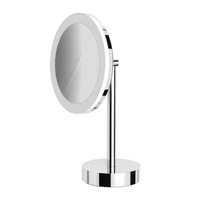 Avenarius Kosmetikspiegel Wand + Stand; Akku, rund, LED, 5-fach, Serie Kosm. 95051