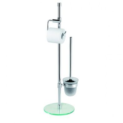 Avenarius Design-Ständer WC; mit Glasfuß, Serie Univ. 9104505010