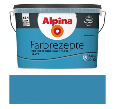 Alpina Farbrezepte 2,5 L. Weiter Horizont Matt