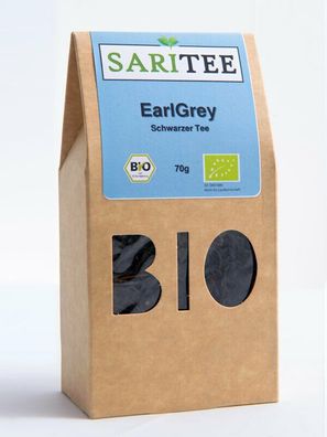 SariTee BIO EarlGrey | Schwarzer Tee | 70g loser Schwarztee