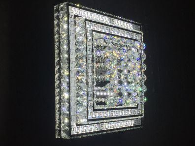 Moderne LED-Kristall-Deckenleuchte 2 stufig