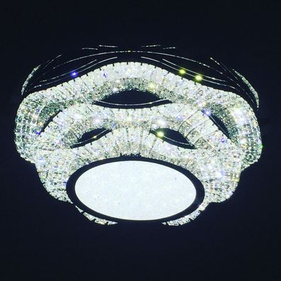Moderne LED-Kristall-Deckenlampe extravagant