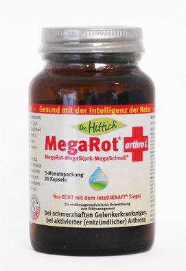 Dr. Hittich MegaRot arthro L, 1/2/4x 90 Kapseln, Krillöl, Astaxanthin, Mega-Rot