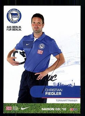 Christian Fiedler Hertha BSC Berlin 2009-10 TOP + A 57275