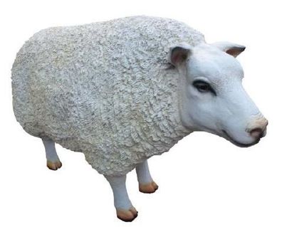 Schaf Figur Dekoration Aufstellfigur Österliche Deko Cheviot Sheep Schäfchen neu