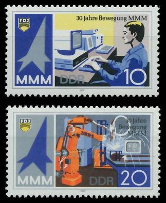 DDR 1987 Nr 3132-3133 postfrisch SB6FF42