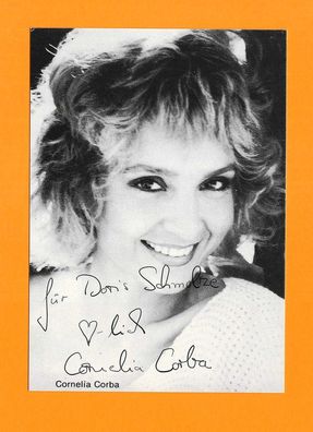 Cornelia Corba , persönlich signierte Autogrammkarte (4)