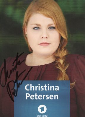 Christina Petersen Autogramm