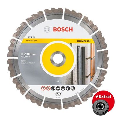 Bosch Diamant-Trennscheibe DIA-Kit 230 mm SDS clic Schnellspannmutter 061599756X