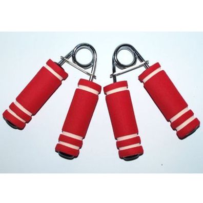 1 Paar Federgriffhantel Handgrip Fingerhantel Handtrainer Rot/ Weiß Neu