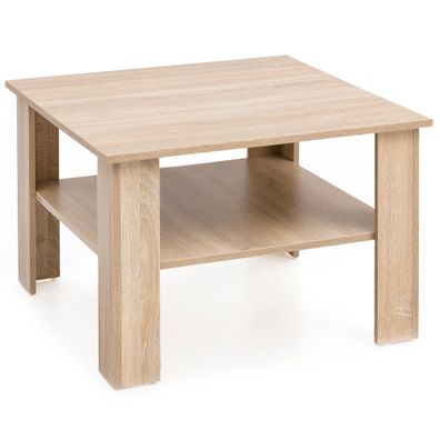Wohnling Couchtisch WL5.833 Tisch Holz 60x42x60 cm Wohnzimmertisch Sofatisch