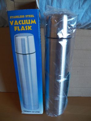 Thermosflasche Thermos-Kanne Isolierflasche Vacuumflasche Edelstahl 0,5L