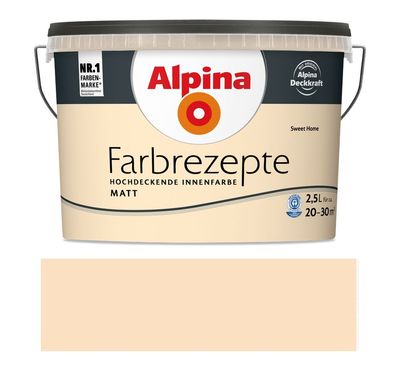 Alpina Farbrezepte 2,5 L. Sweet Home Matt