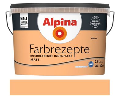 Alpina Farbrezepte 2,5 L. Biscotti Matt