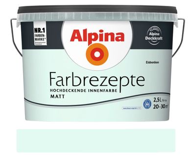 Alpina Farbrezepte 2,5 L. Eisbonbon Matt
