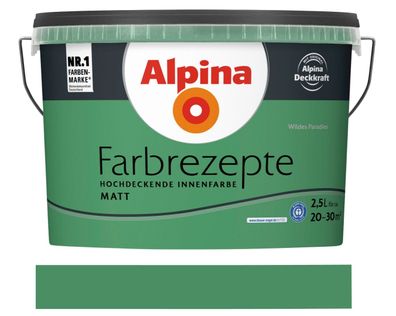 Alpina Farbrezepte 2,5 L. Wildes Paradies Matt