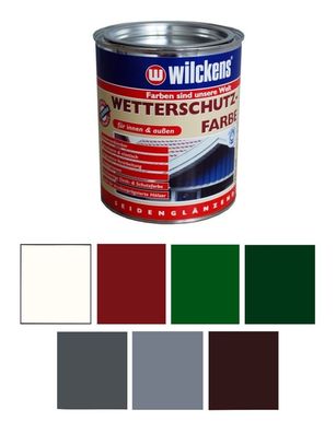 Wilckens Wetterschutzfarbe 750 ml Reinweiß RAL 9010