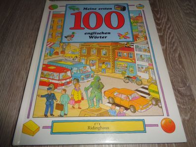 Meine ersten 100 englischen Wörter -Lehrbuch für Kleinkinder-Schiebe Wörterbuch