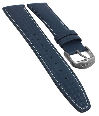 Citizen Chrono Street | Uhrenarmband 22mm Leder blau | CA0360-07L