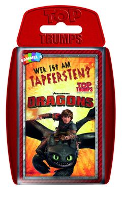 Top Trumps Dragons Drachen Drachenzähmen leicht gemacht Spiel Kartenspiel NEU