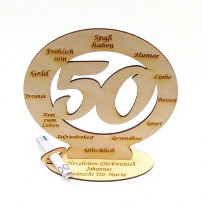 Geschenk zum 50. Geburtstag, Glückwünsche zur Goldenen Hochzeit 50 Jahre
