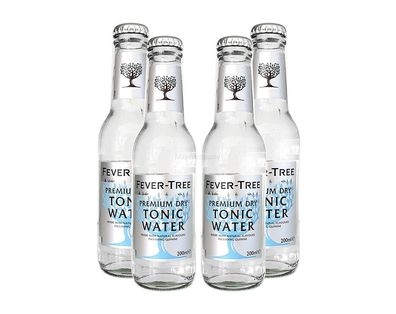 Fever-Tree Premium Dry Tonic Water 4x 0,2l Mehrweg inkl. Pfand