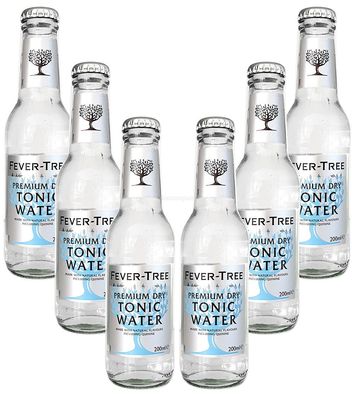 Fever-Tree Premium Dry Tonic Water 6x 0,2l Mehrweg inkl. Pfand