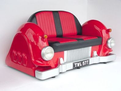 SOFA - Mercedes (ROT) lebensgroß 120cm für draußen aus GFK