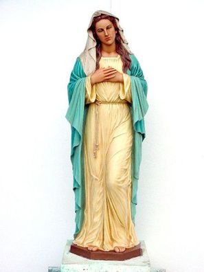 Heilige Maria lebensgroß 175cm für draußen aus GFK