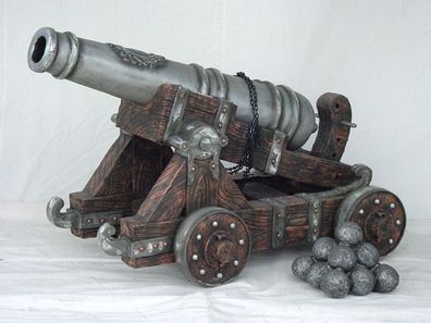 Kanone Pirat lebensgroß 120cm für draußen aus GFK