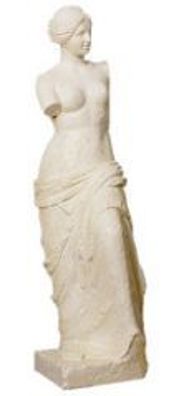Antike Frauenfigur verkleinert 75cm für draußen aus Polyresin
