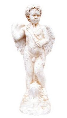 Engel stehend verkleinert 75cm für draußen aus Polyresin