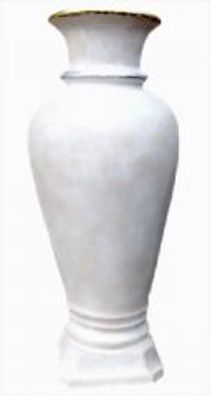Vase groß 90cm für draußen aus Polyresin