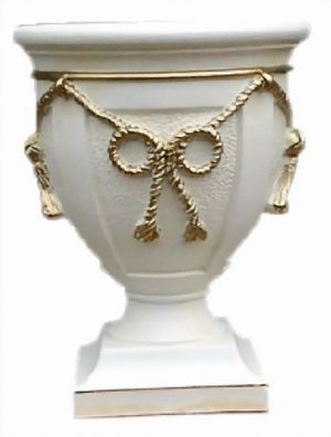 Vase 38cm für draußen aus Polyresin