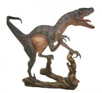 Velociraptor lebensgroß 200cm für draußen aus GFK