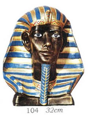 Pharao verkleinert 35cm für draußen aus Polyresin