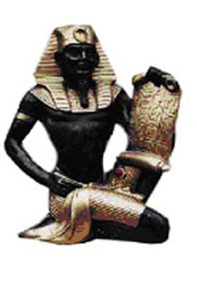 Pharao verkleinert 50cm für draußen aus Polyresin