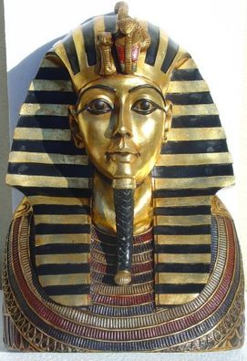 Pharao Büste lebensgroß für draußen aus Polyresin