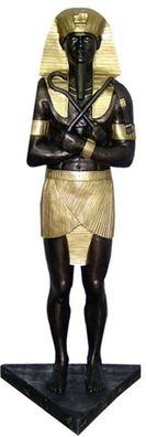 Pharao lebensgroß 190cm für draußen aus GFK