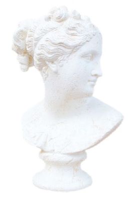 Büste Eliza II lebensgroß 50cm für draußen aus Polyresin